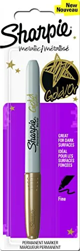 Sharpie 1849111 Fine metallic Permanent Marker, gelb