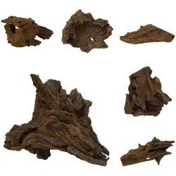 Aquaristikwelt24 - M Mangrovenwurzel 1 Stück 20-40 Cm Holz Deko Aquascaping