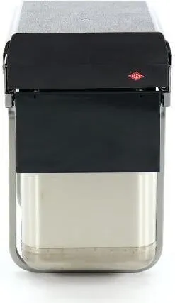 WESCO 785304-42 Abfallsorter EDEL-DOUBLE 30 BM - Haushaltszubehör mit Edelstahl-Eimern für mehr Stabilität. Ideal für Schränke ab 30 cm Breite, bietet 30 Liter Abfallvolumen (1x20 & 1x10 Liter) und vereinfacht Mülltrennung durch ergonomisches Design.