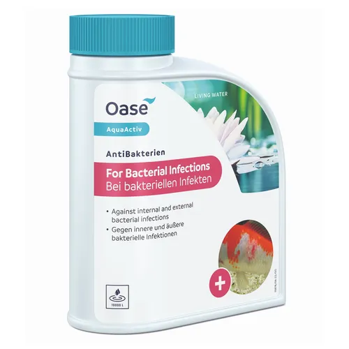 Produktbild  Oase AquaActiv AntiBakterien 500 ml Teichmedizin gegen Bakterien 39,90 EUR/l