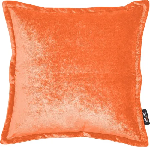 done.® Dekokissen Glam - Edle Kissenhülle mit Reißverschluss - Kissenhülle aus glamourösem Samt mit Metallic-Effekt, umwerfender Steppnaht und verdecktem Reißverschluss. Perfekt für stilvolle Akzente in jedem Raum.