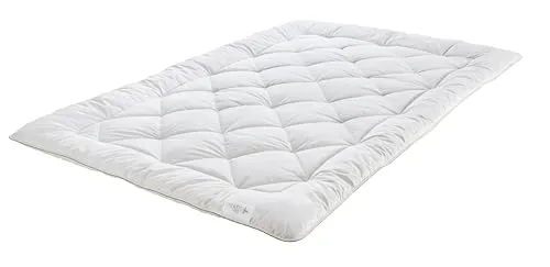 Badenia Trendline Eco Steppbett Kamel Duo 155 x 220 cm, weiß, Öko- Tex Zertifiziert, produziert nach deutschem Qualitätsstandard