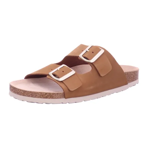 Natural Sense Damen-Zehentrenner 1094454/3 braun Gr. 41 - Echtleder Zehentrenner für Damen in elegantem Braun, ideal für stilvolle und bequeme Sommerlooks.
