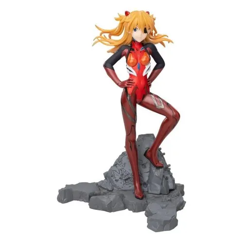 Sega Dekofigur Evangelion: 3.0+1.0 Thrice Upon a Time Luminasta PVC Statue Asuka Shik - Dekofiguren: Hochwertige PVC Statue von Asuka Shikinami Langley, ca. 23 cm groß und ideal für Sammler und Fans von Evangelion.