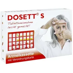 Dosett S Arzneikassette rot  1 St