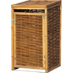 dobar Wetterfeste Mülltonnen-Box aus Holz