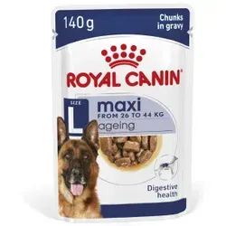 Royal Canin Maxi Ageing Hunde-Nassfutter (in Soße) 1 Karton (10 x 140 g)