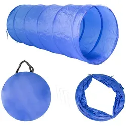 Tunnel für Hundetraining Größe M - Tierspielzeug für Agility Training, fördert Intelligenz und Spaß, leicht auf- und abbaubar mit praktischer Tragetasche.