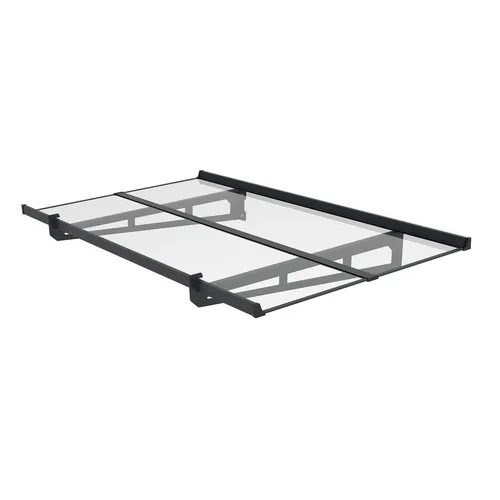 SCHARTEC Aluminium Vordach P1400 Haustürvordach Haustür Überdachung Pultvordach