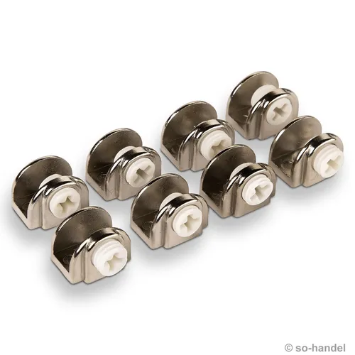 Produktbild Glasbodenhalter A48 Glasbodenträger Bodenhalter Fachbodenhalter Glashalter 8 x