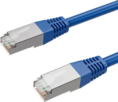 Patchkabel cat 6 S/FTP PIMF Halogenfrei blau 0,5m