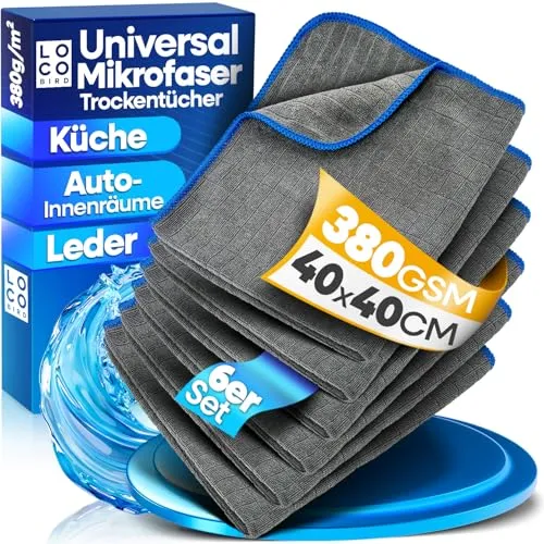 Loco Bird saugstarke Microfasertücher in 380GSM