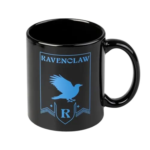 Grupo Erik Tasse Kaffeetasse Harry Potter Ravenclaw Kaffeebecher - Teetasse Größe 8 cm x 9,5 cm - Fassungsvermögen 350 ml - Offizieller Harry Potter Fanartikel Geschenke