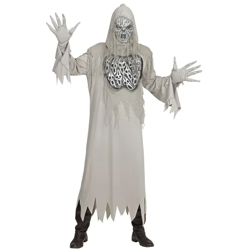 Heulender Geist Robe Kapuze Handschuhe Maske Gr M Kostüm Halloween Grusel Horror