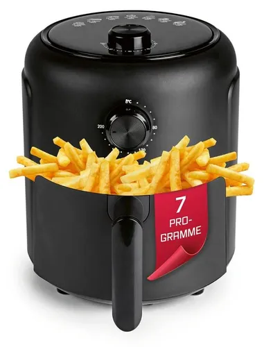 GOURMETmaxx Heißluftfritteuse 2,3 l – Airfryer mit Timer & 8 in 1 Funktionen