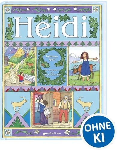 Heidi: Bilderbuchklassiker zum Vorlesen für Kinder ab 4 Jahren: Literaturklassiker für Kinder. Hochwertige Bilderbücher mit wunderschönen ... Vorlesen und zum Selberlesen. Für 5,00 EUR.