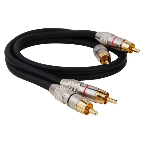 Dynavox Cinchkabel 1,5 m HiFi Cinch Kabel Hochwertig & Preiswert X-6031 Paar