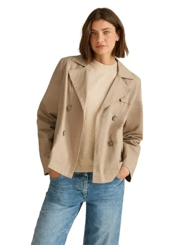 Produktbild CECIL Damen B202024 Kurze Trench Jacke, Light Toffee, XL