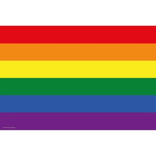 cover-your-desk.de Schreibtischunterlage Regenbogen Pride - Abwaschbar und Hergestellt in Deutschland - Premium Schreibunterlage aus robustem, abwaschbarem Vinyl, ideal für Büro und Zuhause. Schützt deinen Tisch stilvoll und hygienisch mit einem modernen Regenbogen-Design.