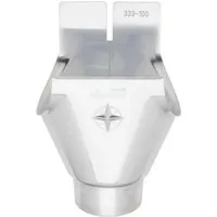 Zambelli Einhangstutzen Halbrund DN100 333/6 teilig Verzinkt Silber