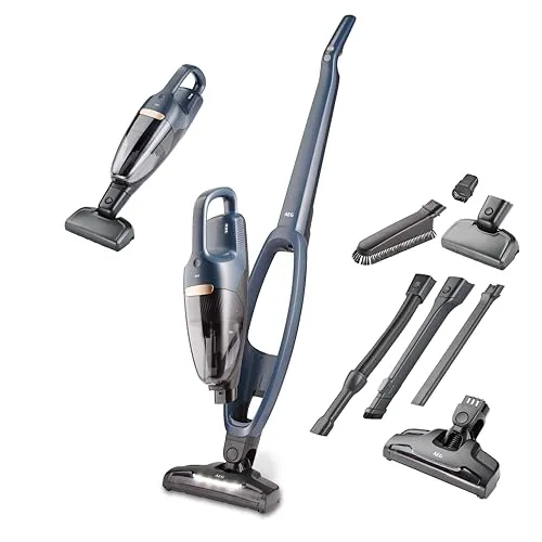 AEG QX7-1-I360 2in1 Akku Staubsauger - Stabstaubsauger mit bis zu 50 min Laufzeit und Multi-Bodendüse für alle Bodenbeläge – ideal für Haustierbesitzer dank PetPro-Elektrosaugbürste und Hygienefilter.