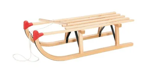 Holzschlitten Davos 100 cm mit Zugseil
