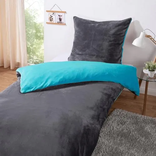 Bettwäsche Petrol von Heimtexland