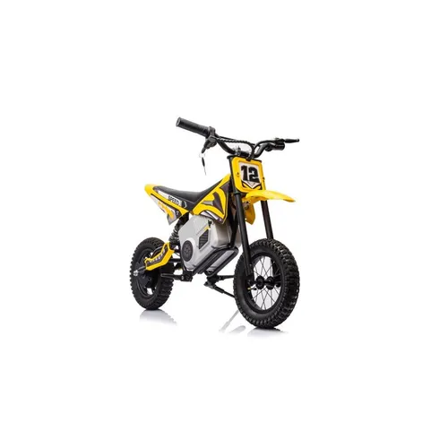Wisam Elektro-Kinderauto A9901 Motocross-Bike Gelb - Das batteriebetriebene Motocross-Bike A9901 in Gelb sorgt für spannenden Fahrspaß und modernes Design. Ideal für junge Fahrer, bietet es Sicherheit und einfache Bedienung für unvergessliche Abenteuer im Freien.