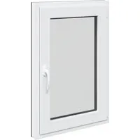 vidaXL Kellerfenster RISOR 60 x 80 cm PVC und Glas Anthrazit - Modernes Kellerfenster mit elegantem Design, das Licht ins Dunkel bringt. Hergestellt aus langlebigem PVC und Glas, lässt sich leicht kippen und drehen für individuellen Luftstrom. Ideal für stilvolle Kellerlösungen.