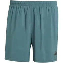 adidas Herren Own The Run Shorts, preloved Teal, L 5 inch in grün von adidas