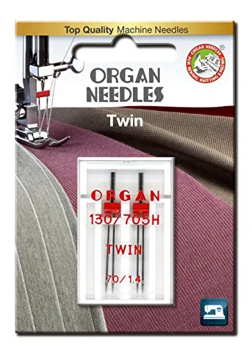 Organ Needles 5102040BL Maschinennadeln, Silber, 70/1.4 Größe, 2