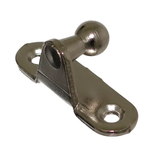 1x Winkel-Halterung mit 10mm Kugelkopf für Gasfedern Gasdämpfer Anhänger Neu