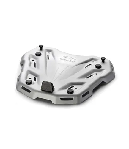 Givi M9 Montageplatte Monokey - Silber - Motorradzubehör für Givi Monokey-Topcases, aus eloxiertem Aluminium, kompatibel und bis 6 kg belastbar - ideal für sicheres Reisen!