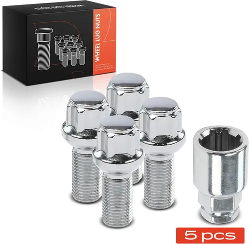 Frankberg 5x Radschraube für VW Golf 5 Polo Passat Audi A3 A6