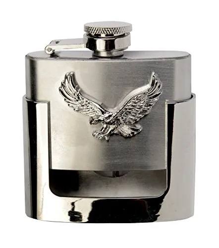 Flying Eagle Flask Belt Buckle von TANGDIPANAMERA