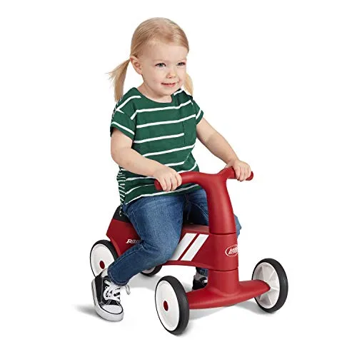 Radio Flyer Scoot About Sport, Rutschspielzeug, Rotes Rutschauto für Kleinkinder von 1 bis 3 Jahren