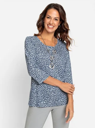 Witt 3/4-Arm-Shirt in Blau/Weiß von Witt