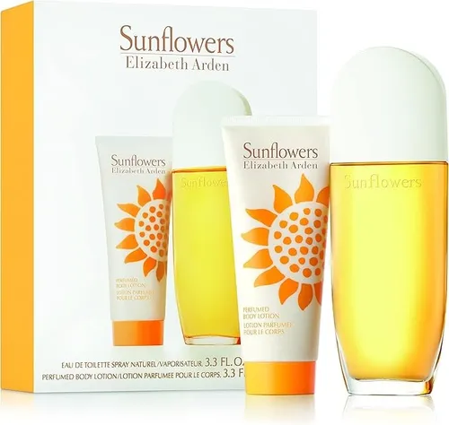 Elizabeth Arden Sunflowers  SET Eau De Toilette Spray 100 ml/Body Lotion 100 ml