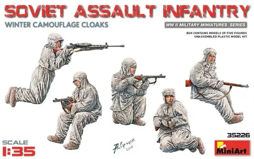 MINIART 35226 MILITÄRFIGUREN SOWJETISCHE STURMINFANTERIE WINTER OUTFIT