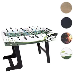 Tischkicker London, klappbarer Kickertisch für Fußballspaß - Kicker Tisch für Kinder und Erwachsene, klappbar für platzsparende Aufbewahrung. Mit ergonomischen Griffen und nahtlosem Spielfeld für ununterbrochenen Spielspaß.