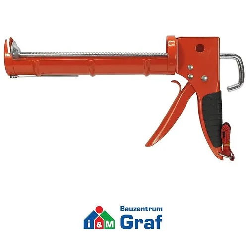 HaWe 4600.1 Kartuschenpresse Silikonpistole, Halbschale, mit Zahnstange /#852182