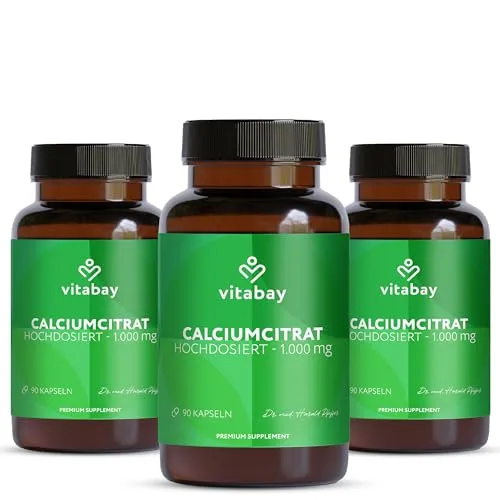 Vitabay Calcium 1000 mg – 270 vegane Kapseln
