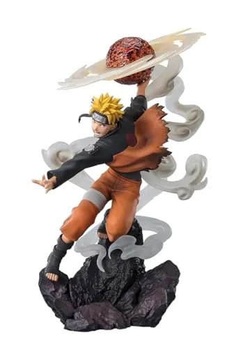 BANDAI SPIRITS TAMASHII Nations - Naruto Shippuden - Naruto Uzumaki FiguartsZERO - Actionfigur aus der EXTRA BATTLE-Serie, detailreiche Nachbildung von Naruto Uzumaki mit Lava Release Rasenshuriken, ca. 23,9 cm hoch, ideal für Sammler und Naruto-Fans.