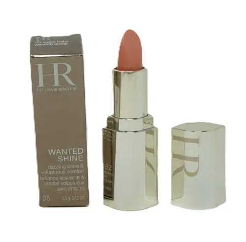 Helena Rubinstein Wanted Shine Dazzling Shine & Comfort SPF10 3,5g Sugar Baby 05 - Verleihen Sie Ihren Lippen strahlenden Glanz mit diesem luxuriösen Lippenprodukt. Ideal für den täglichen Gebrauch und bietet einen leichten Sonnenschutz.