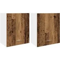 vidaXL Hängeschränke Lyon 2 Stk. in Altholz-Optik von vidaXL