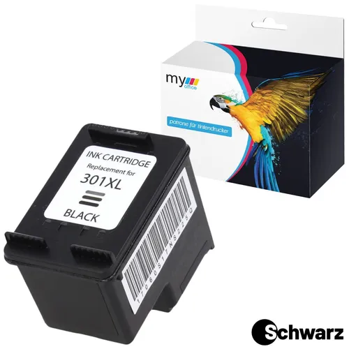 Tinten 301XL BK für HP Deskjet 1000 1510 1055 2050 2510 3000 3050 4500 4502
