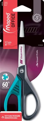 Maped Schere Essentails OFFICE rund Länge: 170 mm zufällige Farbe (1 Stück)