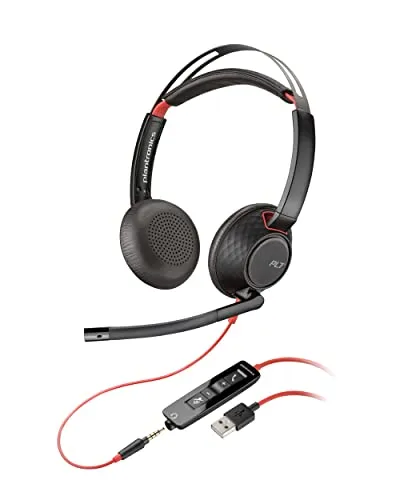 Poly Blackwire 5220 - Schnurgebundenes Stereo-Headset mit USB-A