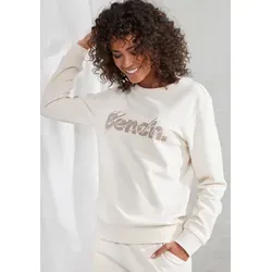 Sweatshirt BENCH LOUNGEWEAR Damen Gr. 32/34 beige von Bench.