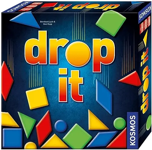 Kosmos 692834 - Geschicklichkeitsspiel - Drop It - Gesellschaftsspiel, fördert Geschicklichkeit und strategisches Denken, ideal für spannende Spielabende mit der Familie oder Freunden.